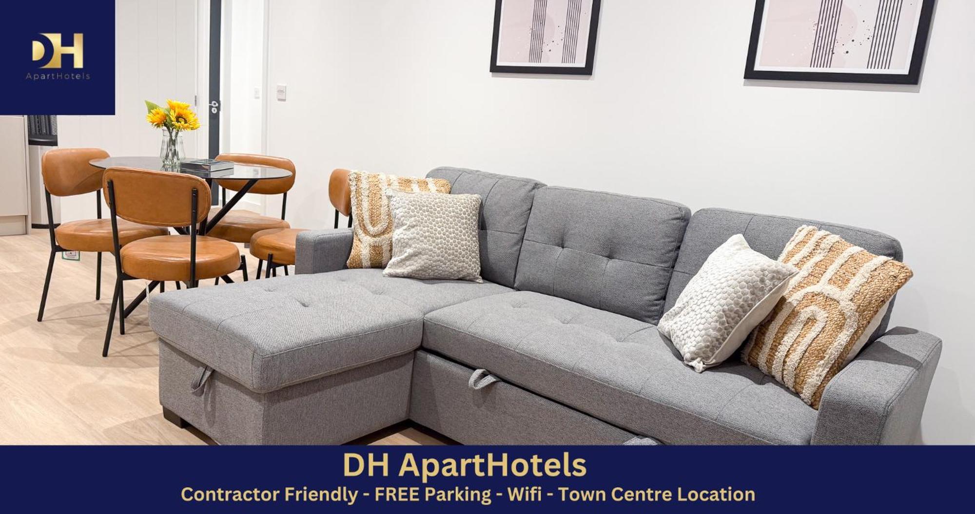 Spacious Modern 1 Bed Apartments In St Neots - Perfect For Contractors & Professionals - Free Parking - Wifi - Fully Equipped Kitchen - Smart Tv Ideal For Work Stays And Long Projects エクステリア 写真